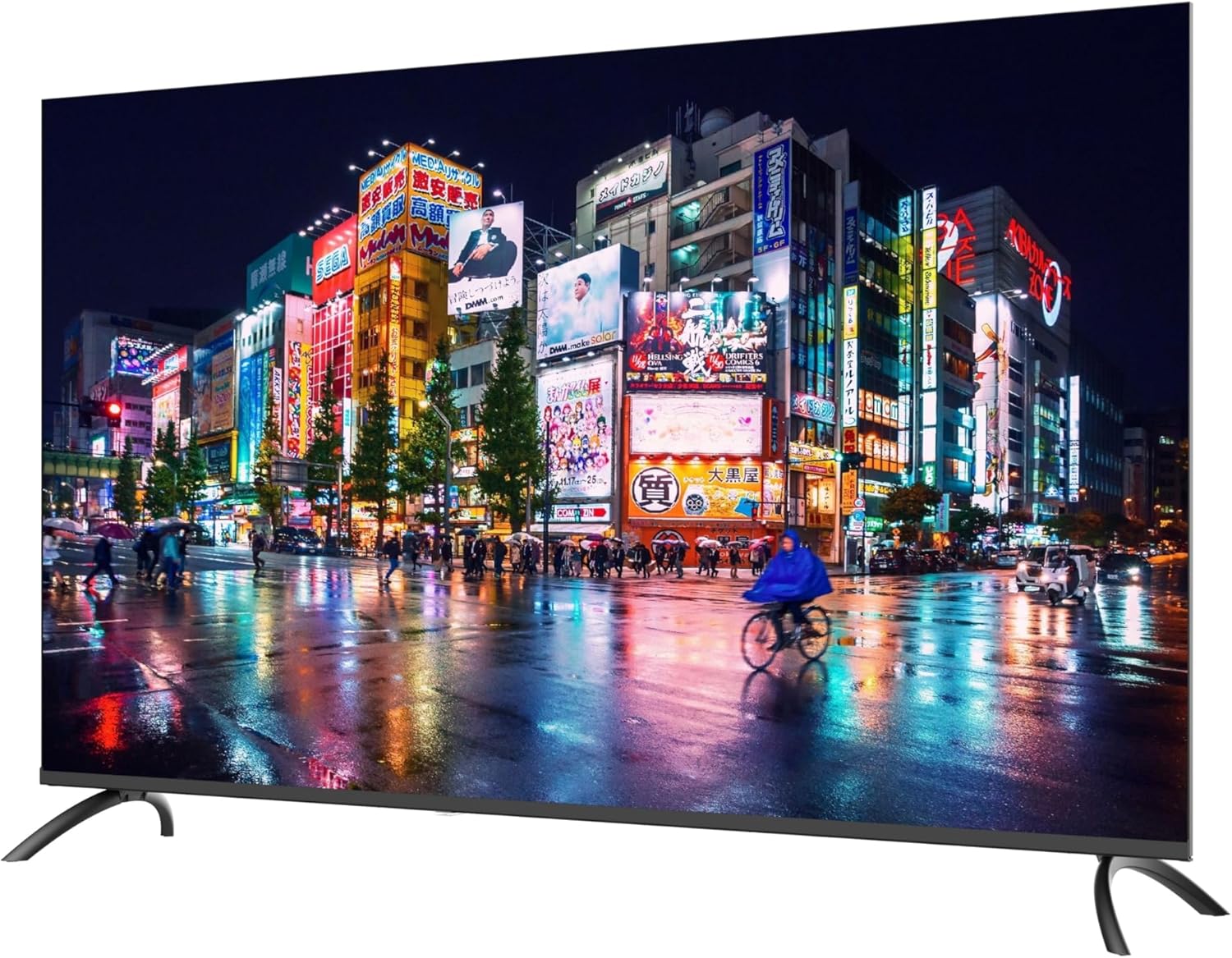 JapanNext Monitor Grande Formato 50” IPS 4K UHD (3840x2160) | HDR | Altoparlanti integrati (8Wx2) | (x3) HDMI 2.0 (x3) USB-A 2.0 | Garanzia 2 anni | JN-i50U