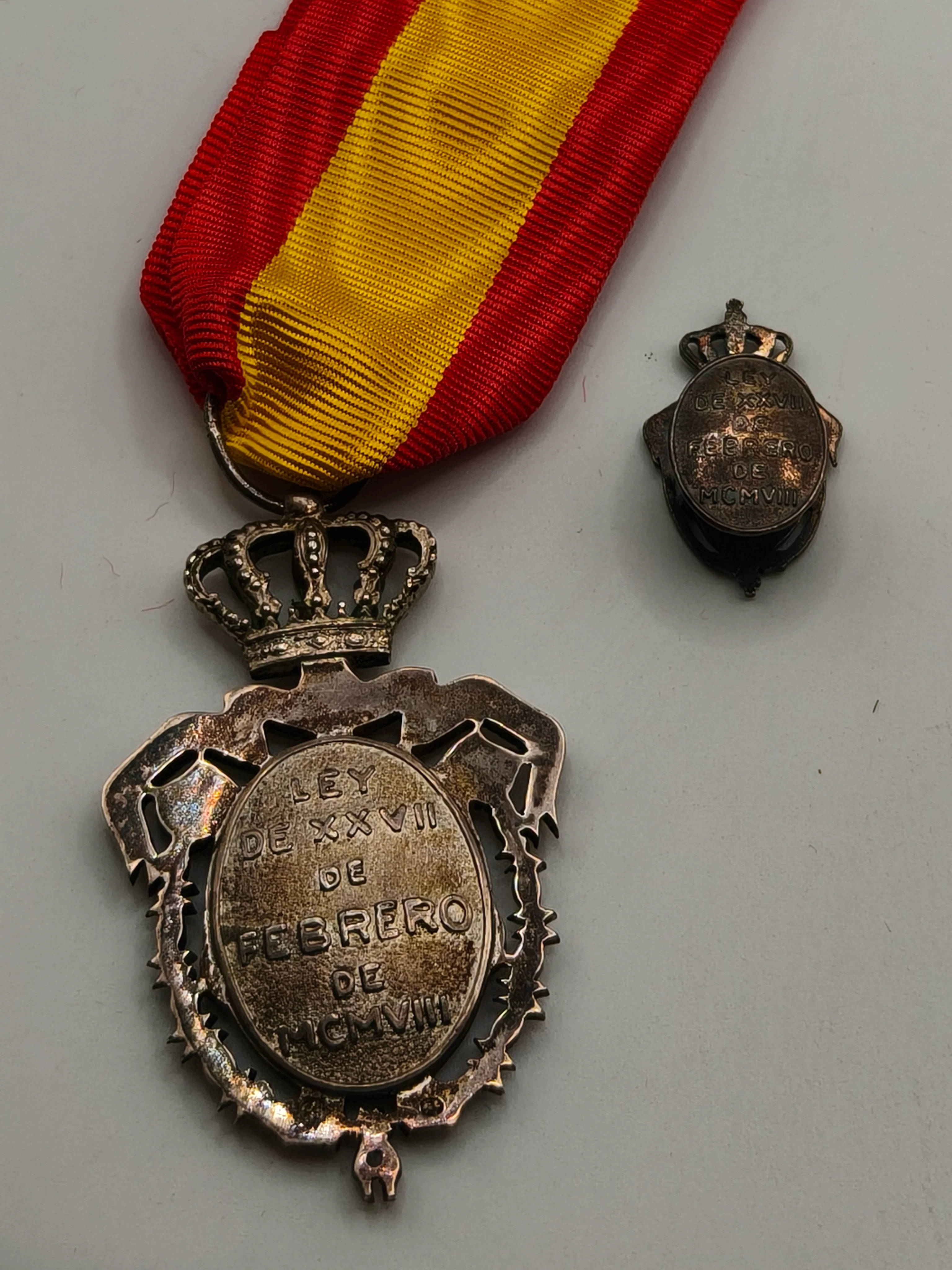 Medalla Instituto previsi��n Alfonso XIII