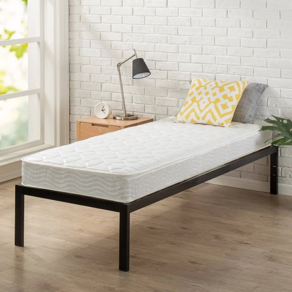 Zinus 6 inch Spring Mattress, Narrow Twin/Cot Size/RV Bunk/Guest Bed