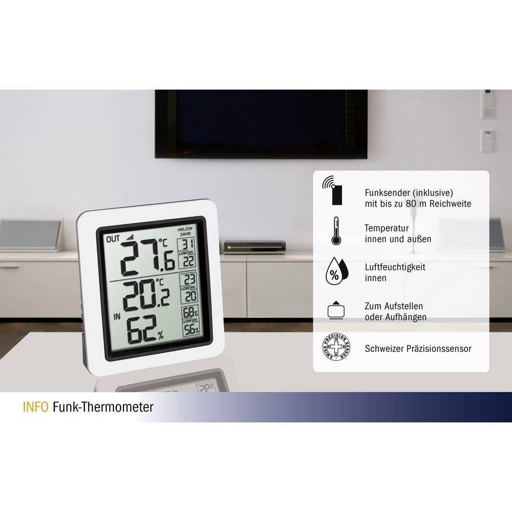 Raumthermometer Funk-Thermometer 30.3065.02