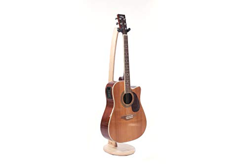 Ruach GS 1   Supporto originale per chitarra elettrica in legno, realizzato a mano in betulla : Strumenti Musicali
