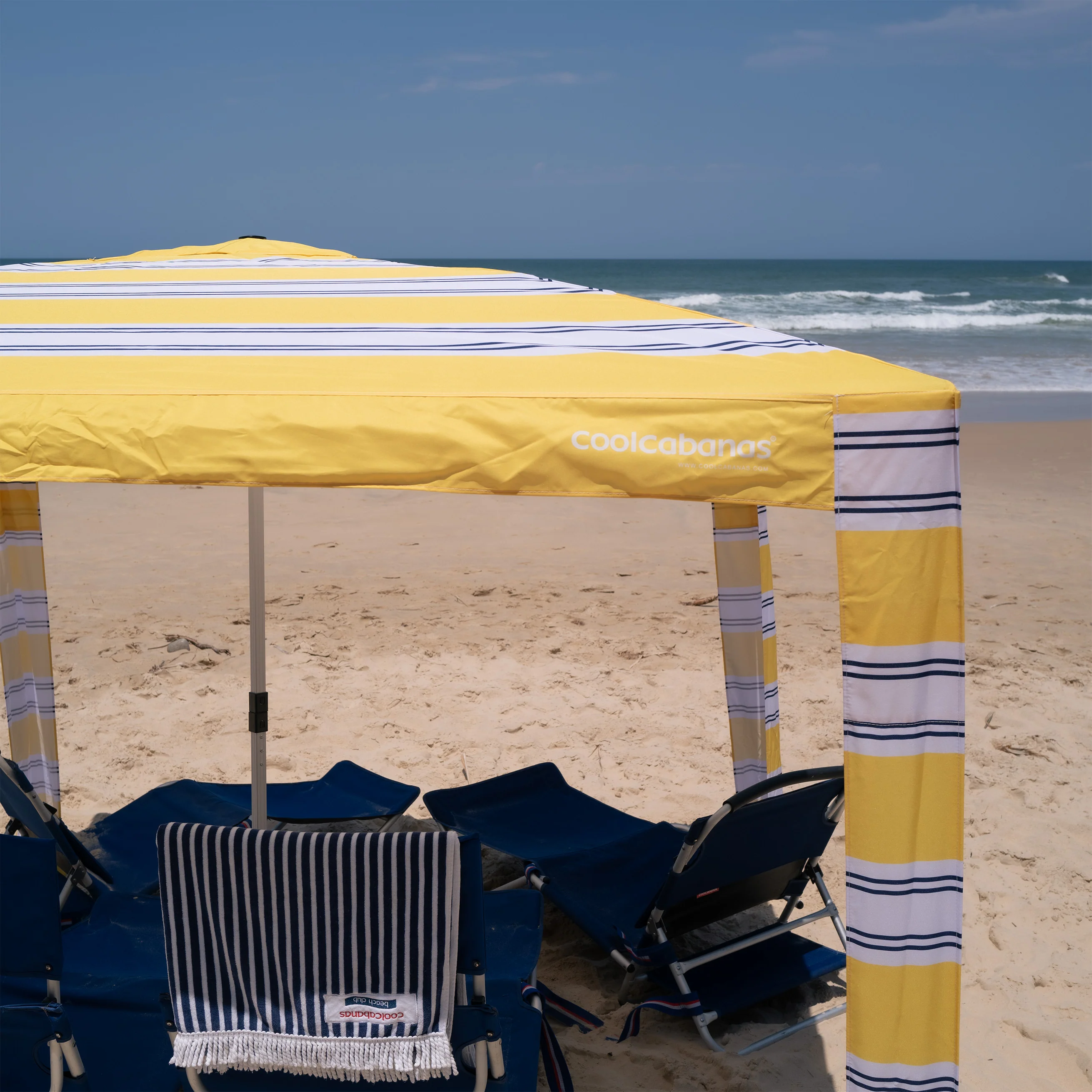 CoolCabana 5 Ombreggiatura da Spiaggia - Protezione UPF 50+, Ampia Zona d’Ombra