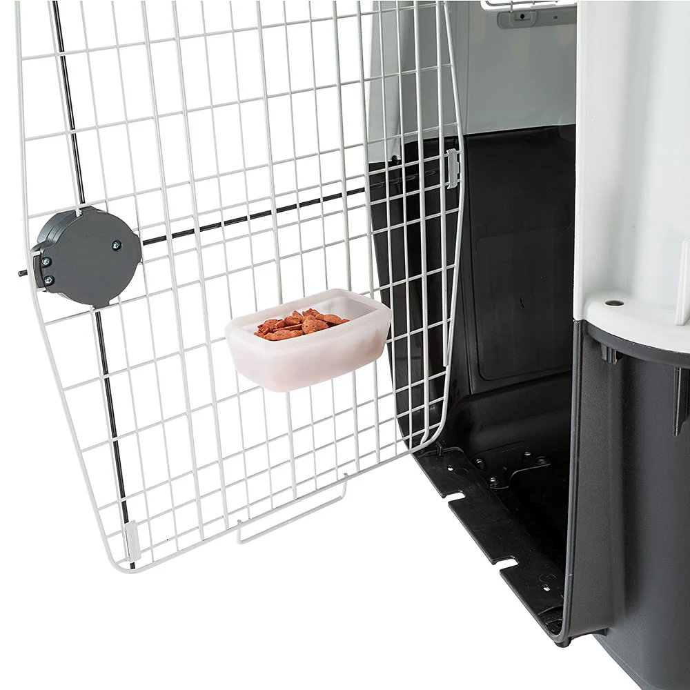 Atlas 80 – Trasportino Rigido per Cani di Taglia Grande, con Porta in Metallo, Blocco di Sicurezza, Ventilazione Laterale e Tappetino Igienico