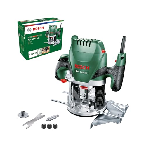 Bosch Home And Garden 060326A100 POF 1200 AE Fresatrice, 1200 W, 230 V, Multicolore, 1 Pezzo : Amazon.it: Fai da te