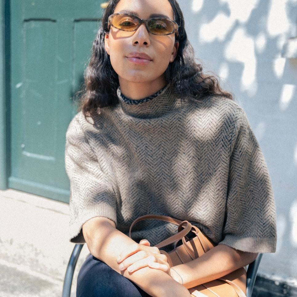 Ronda Funnel Knit Jumper | Cozy Wool Blend for Effortless Style