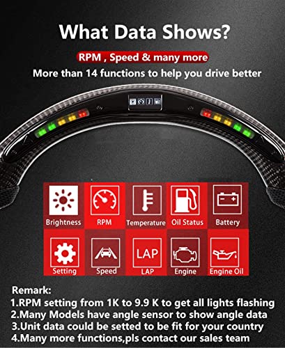 Volante Per Auto Compatibile Per B&enz Per Smart 451 Volante In Vera Fibra Di Carbonio : Auto e Moto