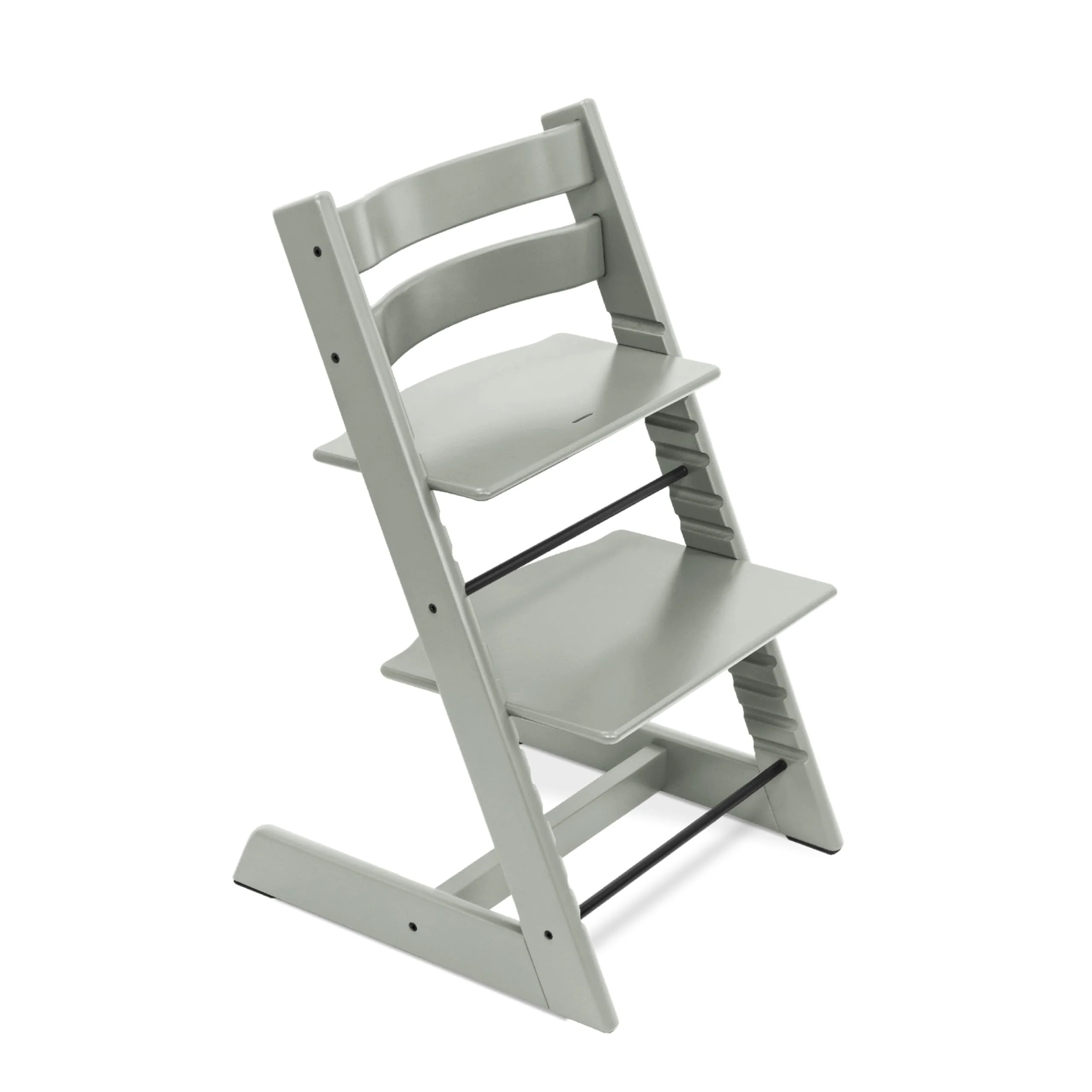 Stokke Tripp Trapp® Hochstuhl aus Holz, mitwachsender Kinderstuhl mit verstellbarer Sitz- und Fußplatte