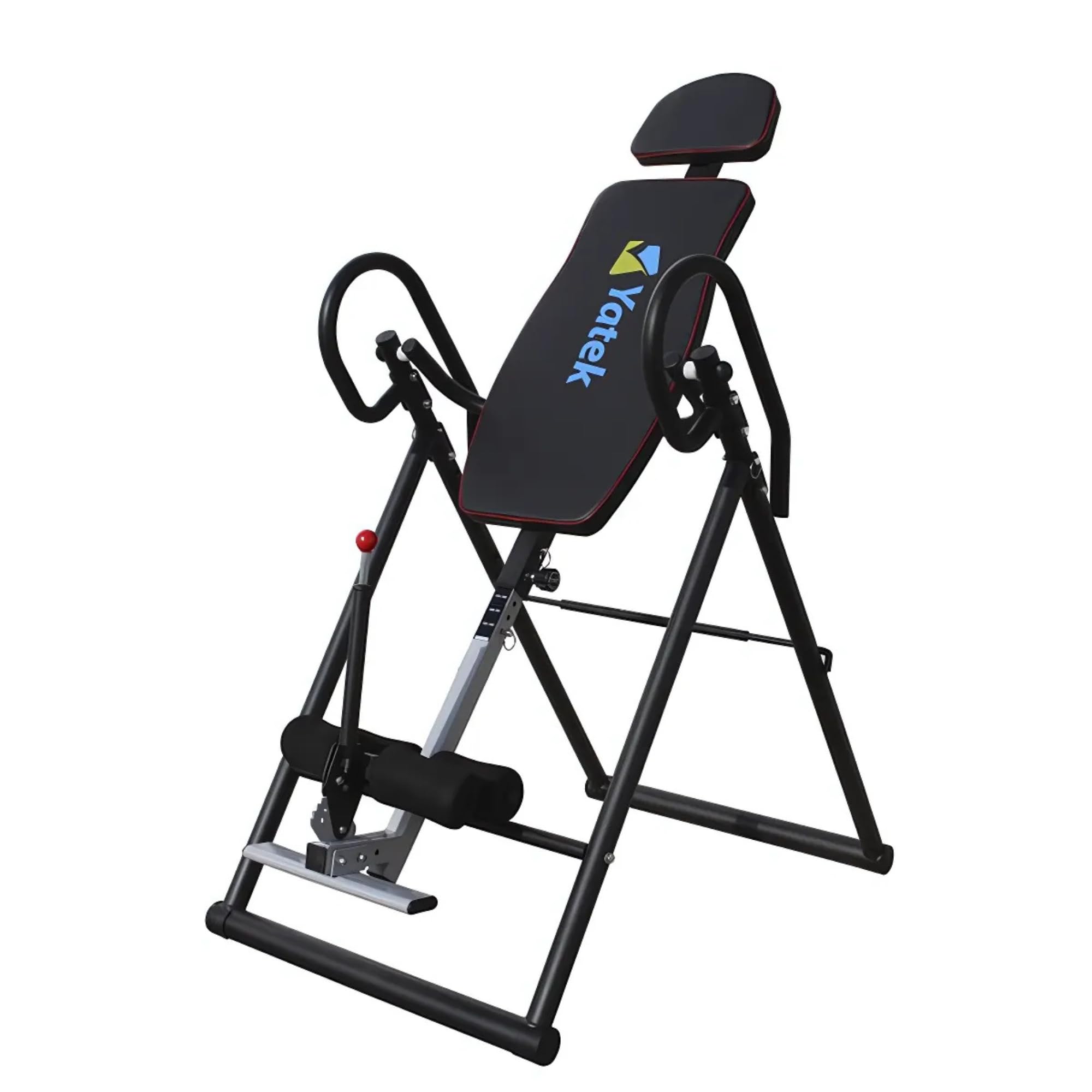 Yatek Inversionstisch klappbar verstellbar Schwerkrafttrainer für Rücken 180° Inversion Stahlrahmen bis 150 kg