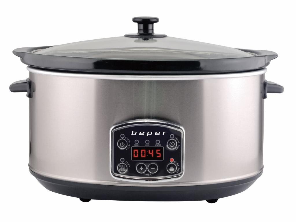 Schongarer BC.510 Slow Cooker Crock-Pot 280 W, 4,5 Liter Glaskeramik Schongarer