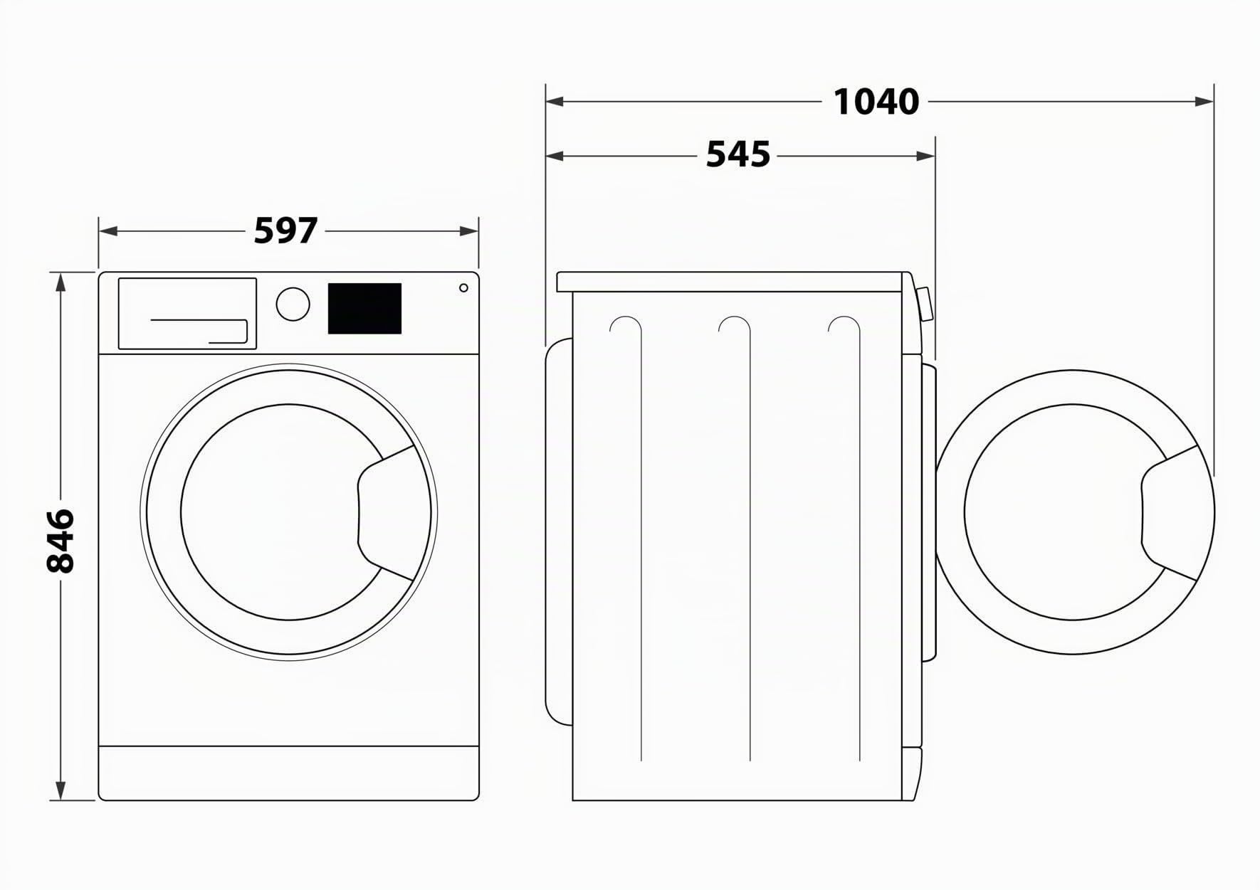 Wärmepumpentrockner BT 7RC WW mit 7 kg Fassungsvermögen und Precision Dry, EEK C, Slim Design, weiß