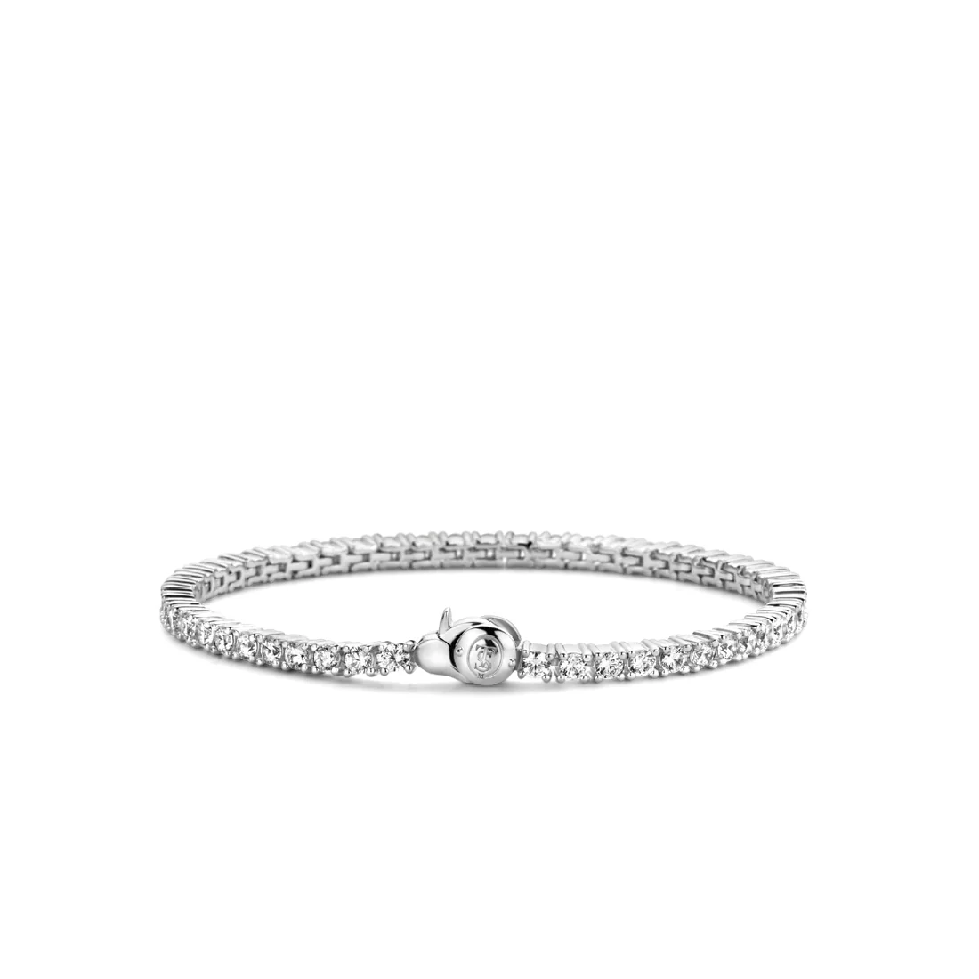 Bracciale Ti Sento Milano tennis in argento zirconi 3mm 2951ZI