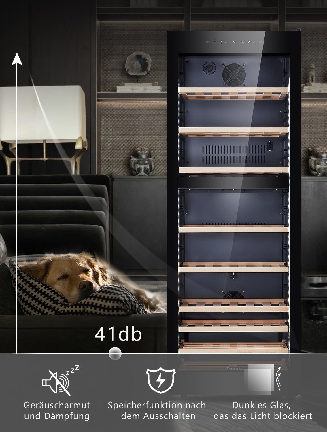 Weinkühlschrank KRC-266BFG Nouvelle version
