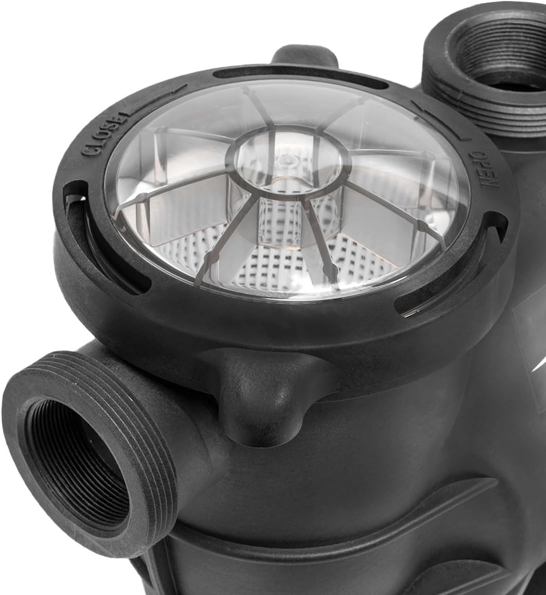 XtremepowerUS 1.5HP High Flow Variable Speed Pool Pump Intelligent Control Panel Swimming Pool Pump Inground w/ 2