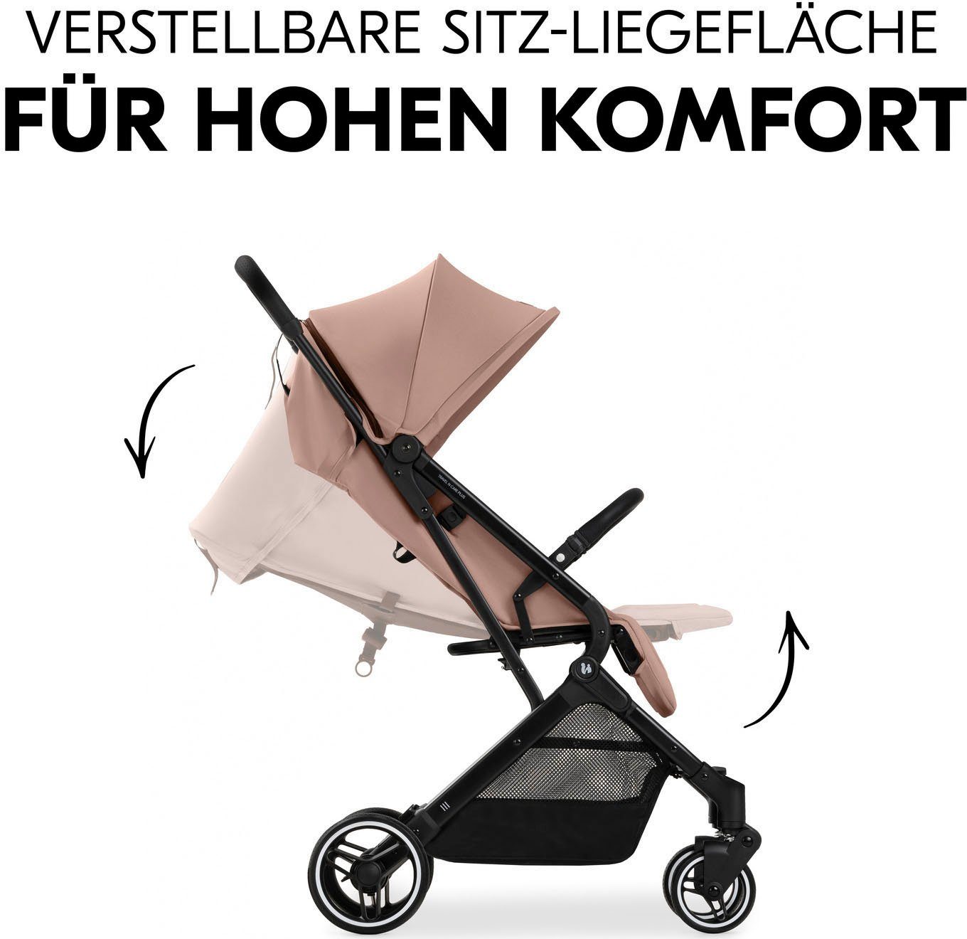 Kinder-Buggy Travel N Care Plus Buggy, hazelnut