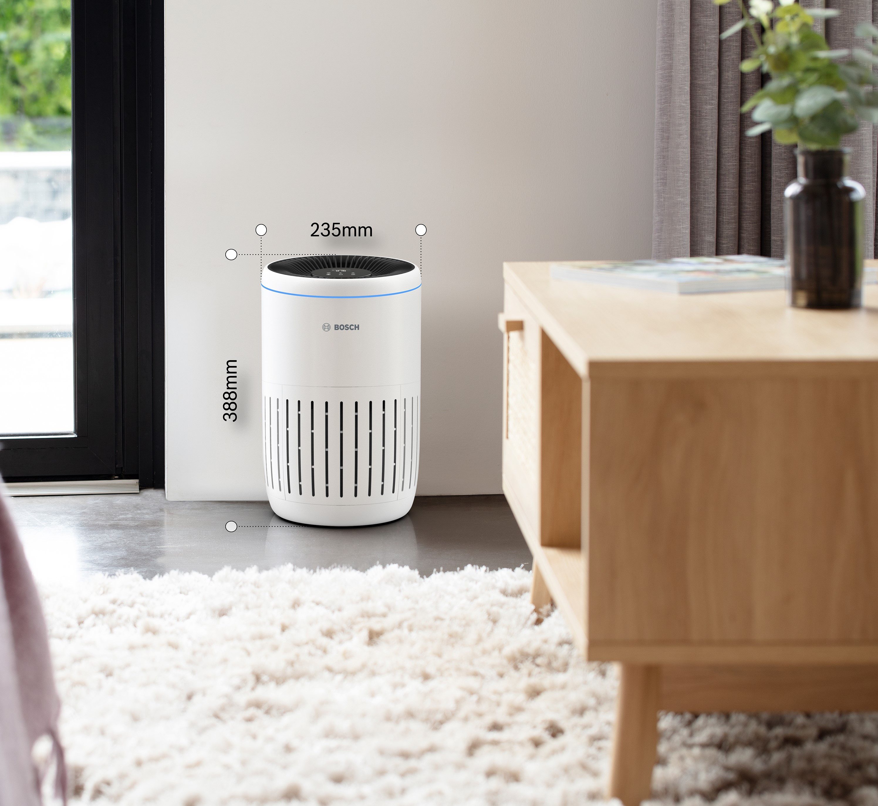 Luftreiniger Air 2000, filtert über 99% der Schadstoffe