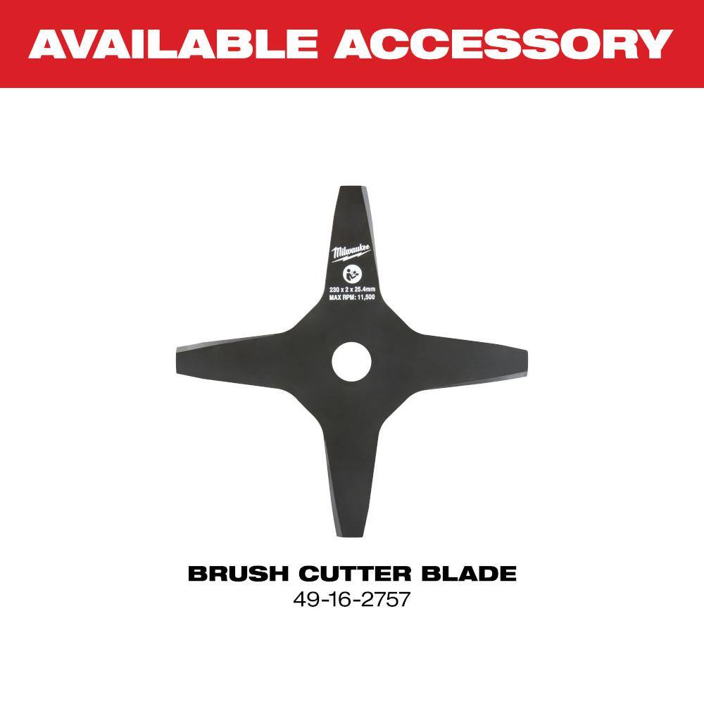 49-16-2738-49-16-2741 M18  QUIK-LOK Brush Cutter Attachment and M18  QUIK-LOK Bristle Brush Attachment (2-Tool)