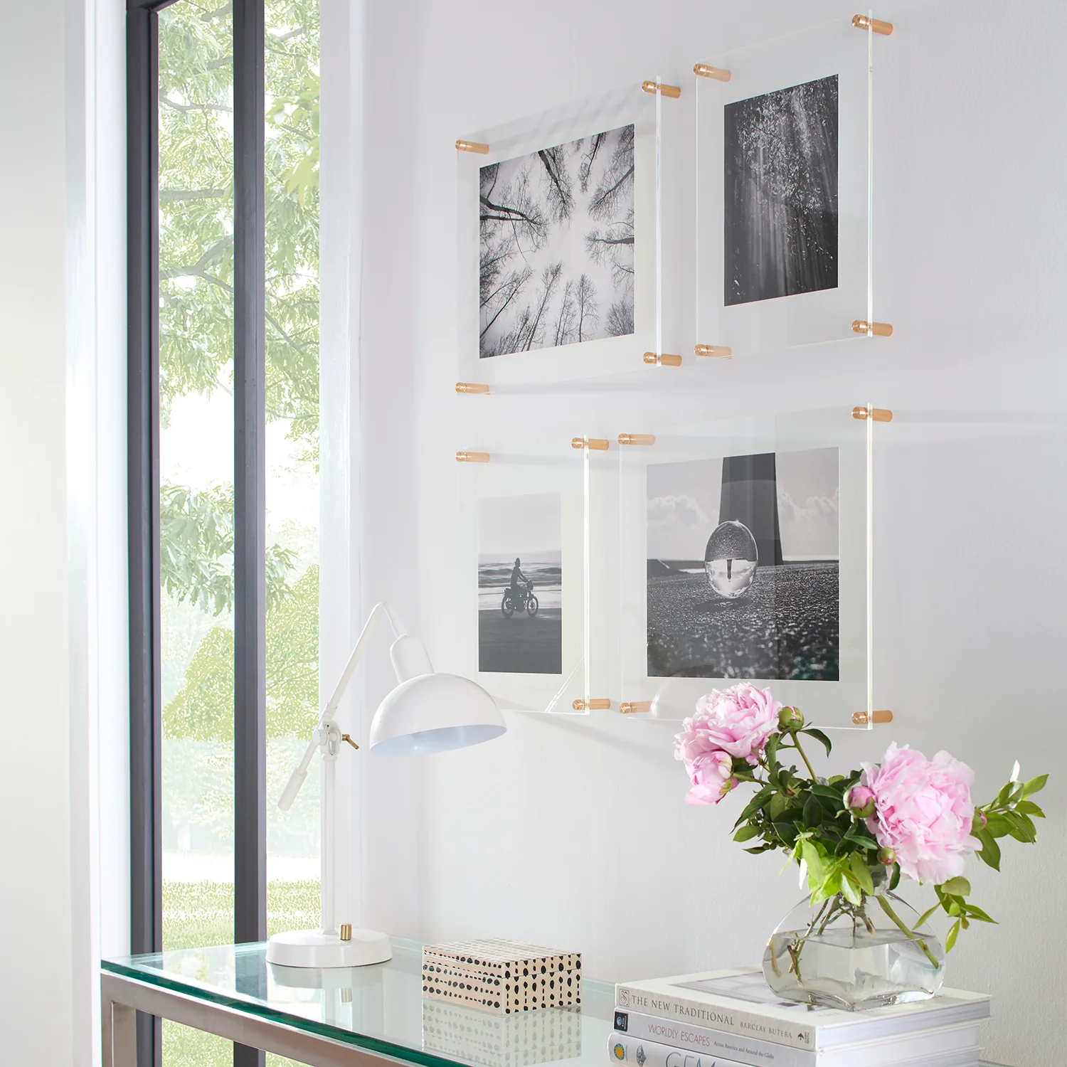 Quattro Set of 4 Acrylic Floating Wall Frame Gallery Wall
