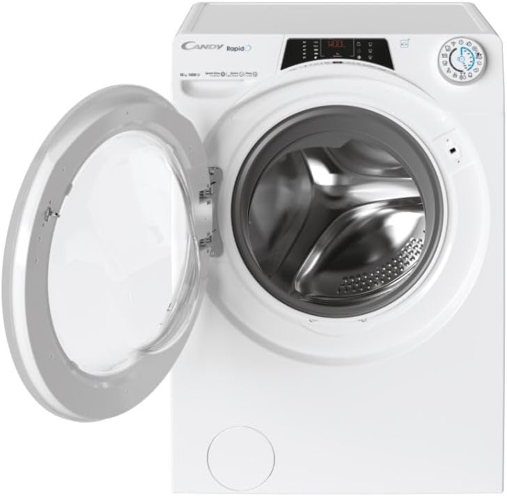 Candy RO 14104DWMT/1-S - Lavatrice 10 Kg, Classe A, 1400 Giri, 65x60x89 cm