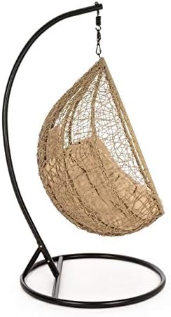 Bizzotto Amirantes Hanging Chair with Natural Cushions Cod.0661731