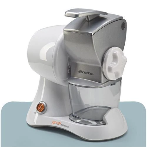 ARIETE GRATI' PROFESSIONAL GRATTUGGIA ELETTRICA 120W CONTENITORE ESTRAIBILE CON COPERCHIO TRAMOGGIA IN METALLO WHITE GARANZIA ITALIA (448-GRATI)