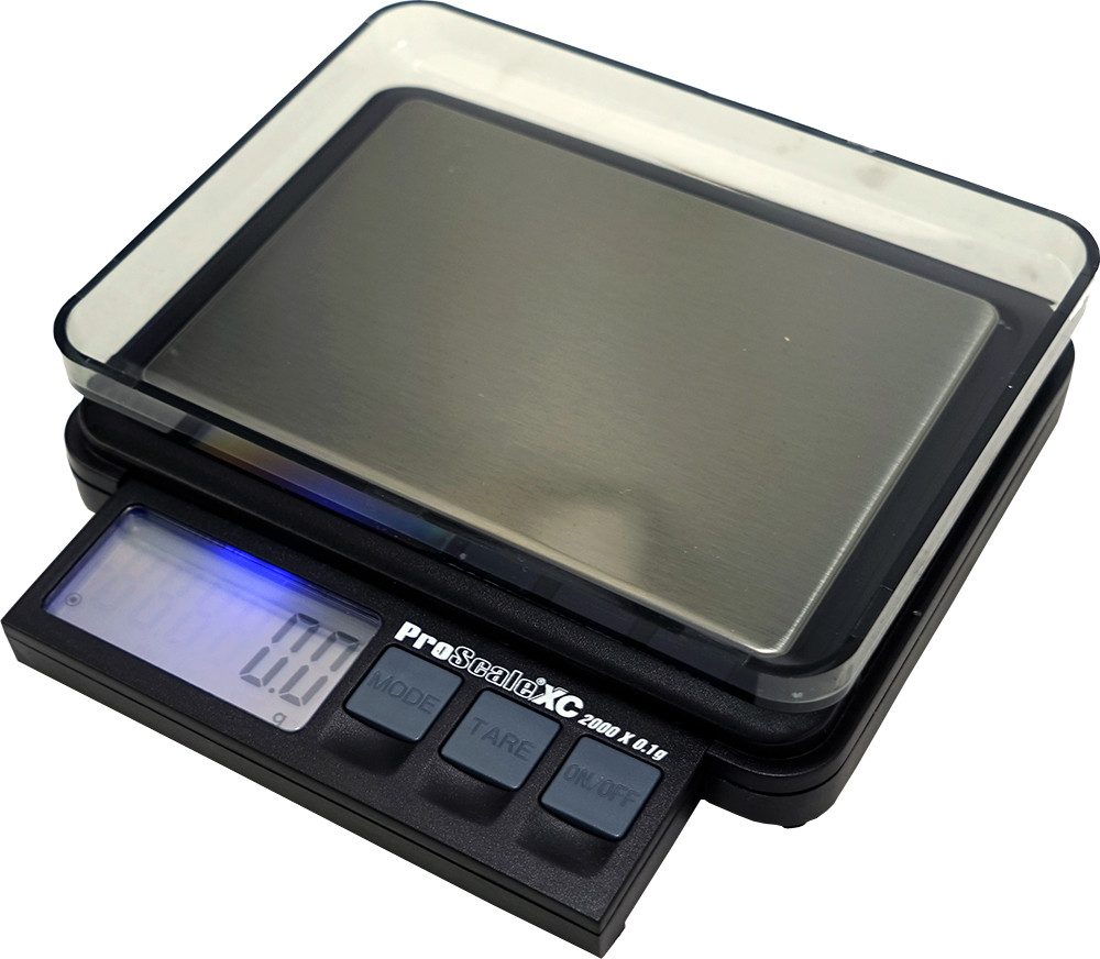 Taschenwaage Digitalwaage XC2000 (2000x0,1g) Feinwaage Küchenwaage