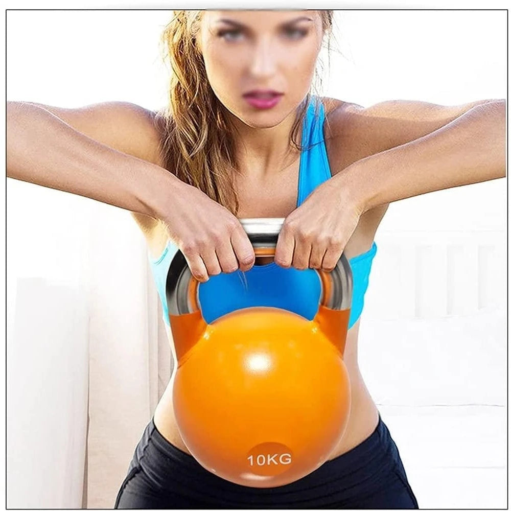 Pesa Rusa (Kettlebell), Pesa Rusa Ajustable, Equipo de Entrenamiento Competitivo de Acero Macizo, Mancuernas de Hierro Fundido para Ejercicios de Cadera y Sentadillas, Equipo de Fitness, Pesa Rusa Deportiva Ideal para el Hogar