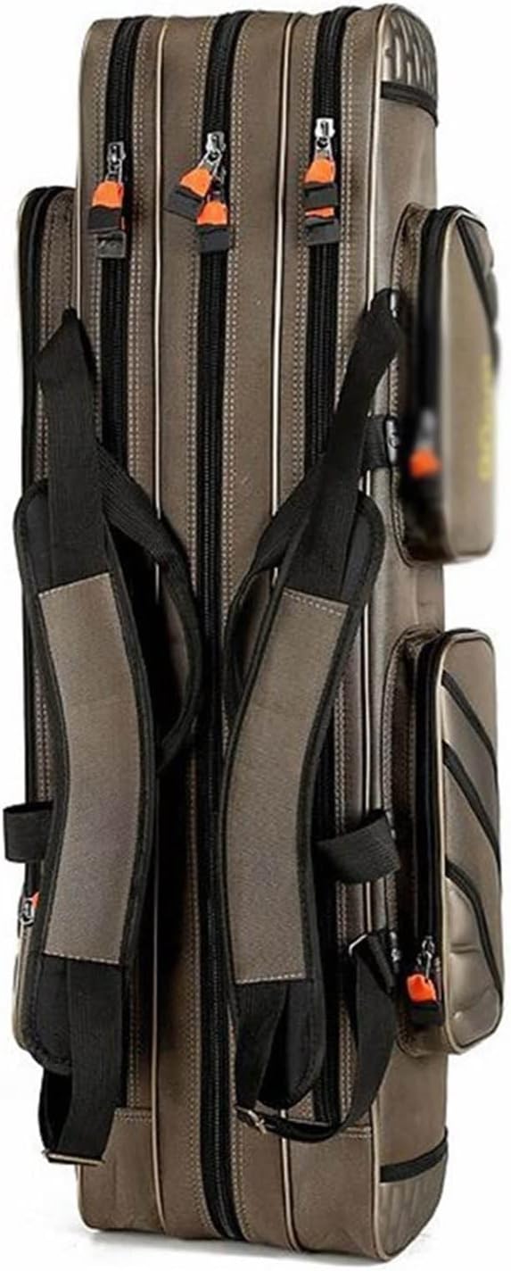 Aufbewahrungstasche für Angelgeräte 3-Schicht Angelbeutel Große Kapazität Tragbare Fischpol-Werkzeuge Aufbewahrungstasche Tackle Getriebe Taschen Schulterhandtasche Outdoor Sport Rutentaschen
