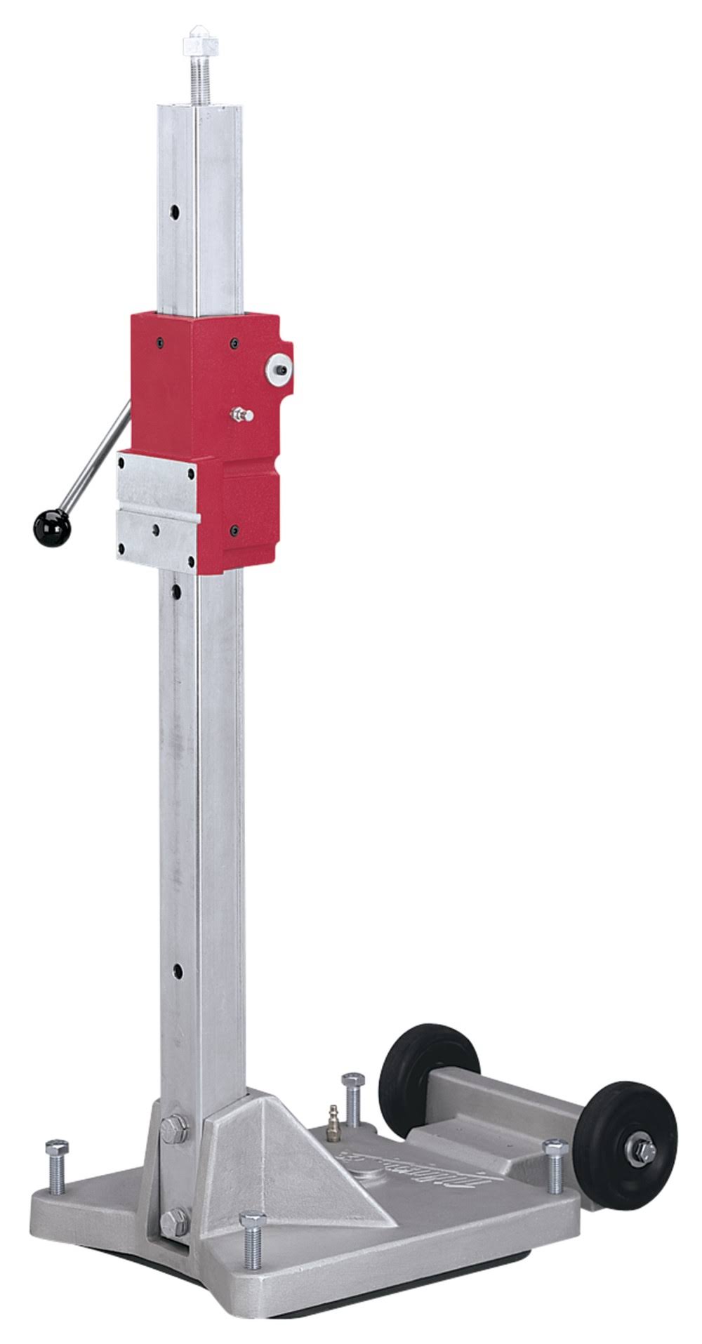 Milwaukee 4120 Diamond Coring Stand, Large Base, Cast Aluminum, 43.5&prime;&prime; Steel Column, Universal Motor Adapter