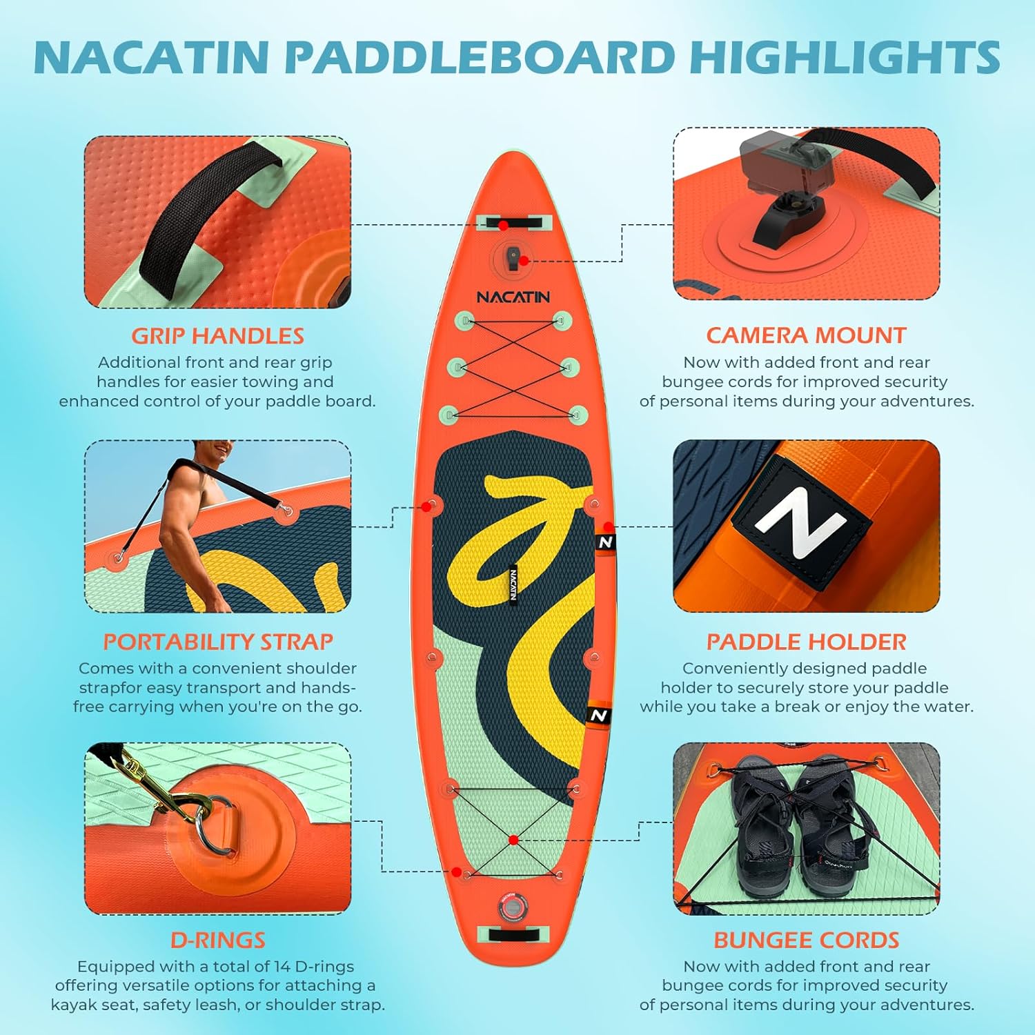 NACATIN Tavole Stand up 10'6