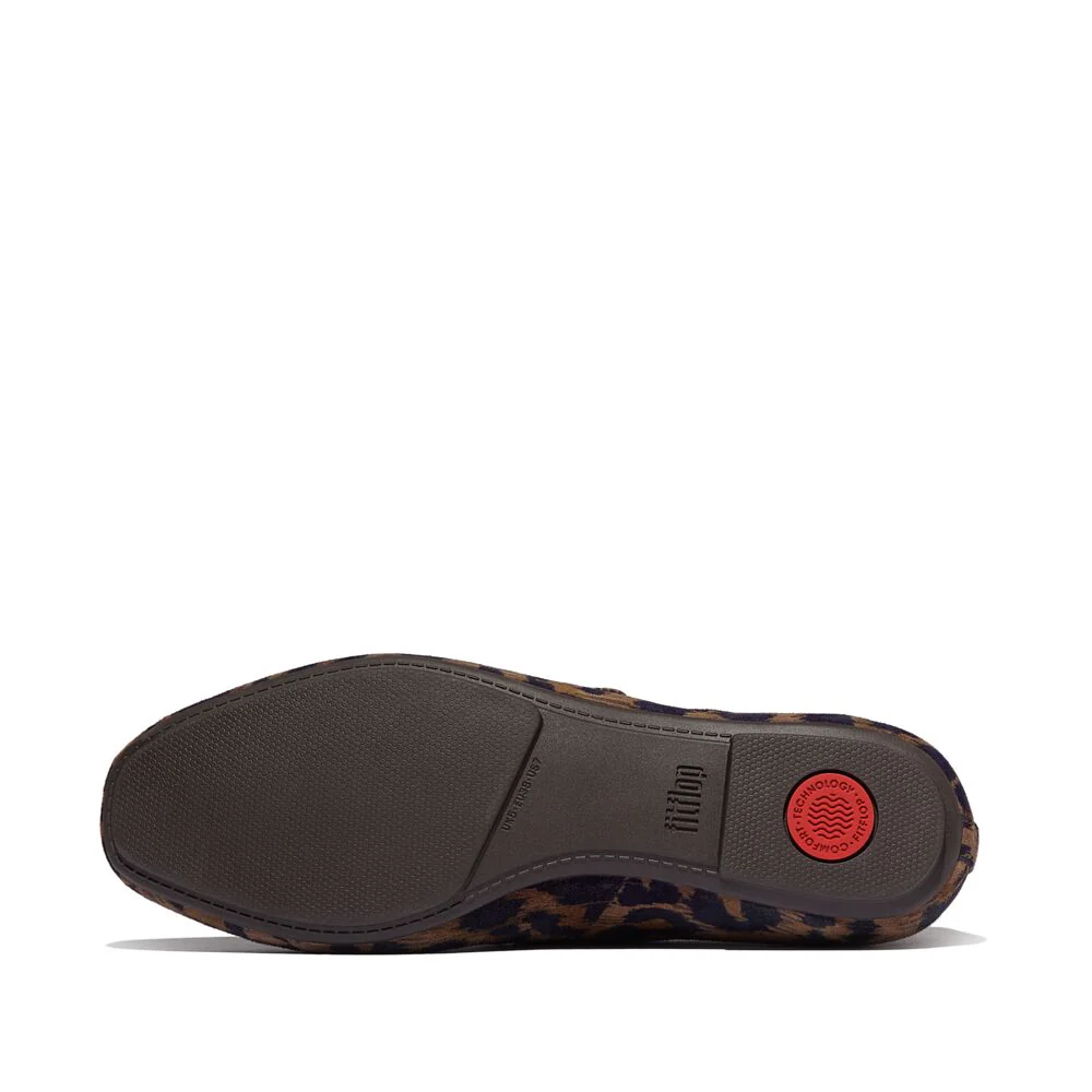 FitFlop Delicato Leopard Mary Janes