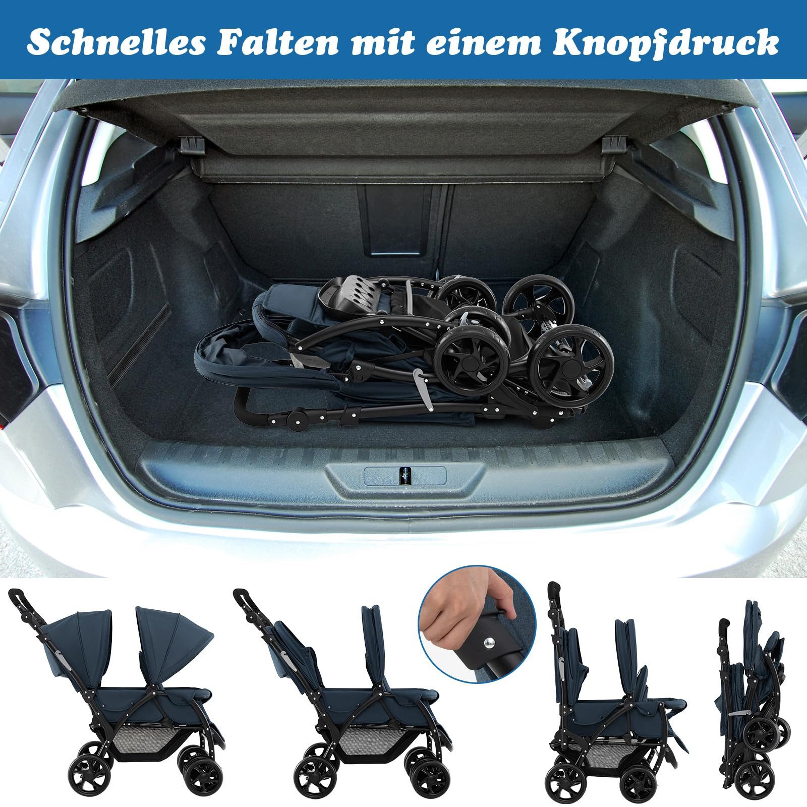 Geschwisterwagen Zwillingsbuggy