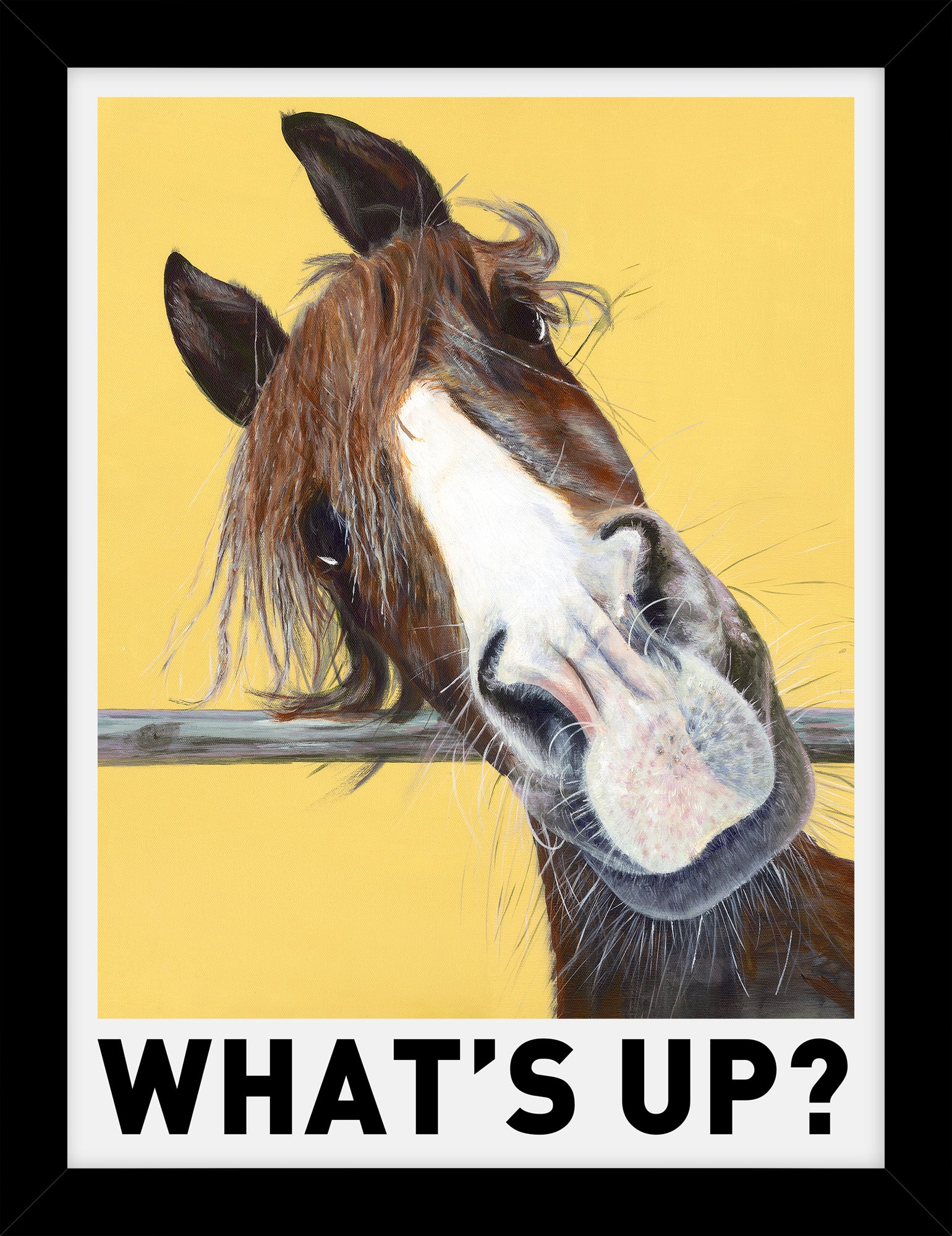 ��What��s Up�� Artwork �C Ruth Aslett | 33.5 x 43.5cm | Bold & Playful Contemporary Art