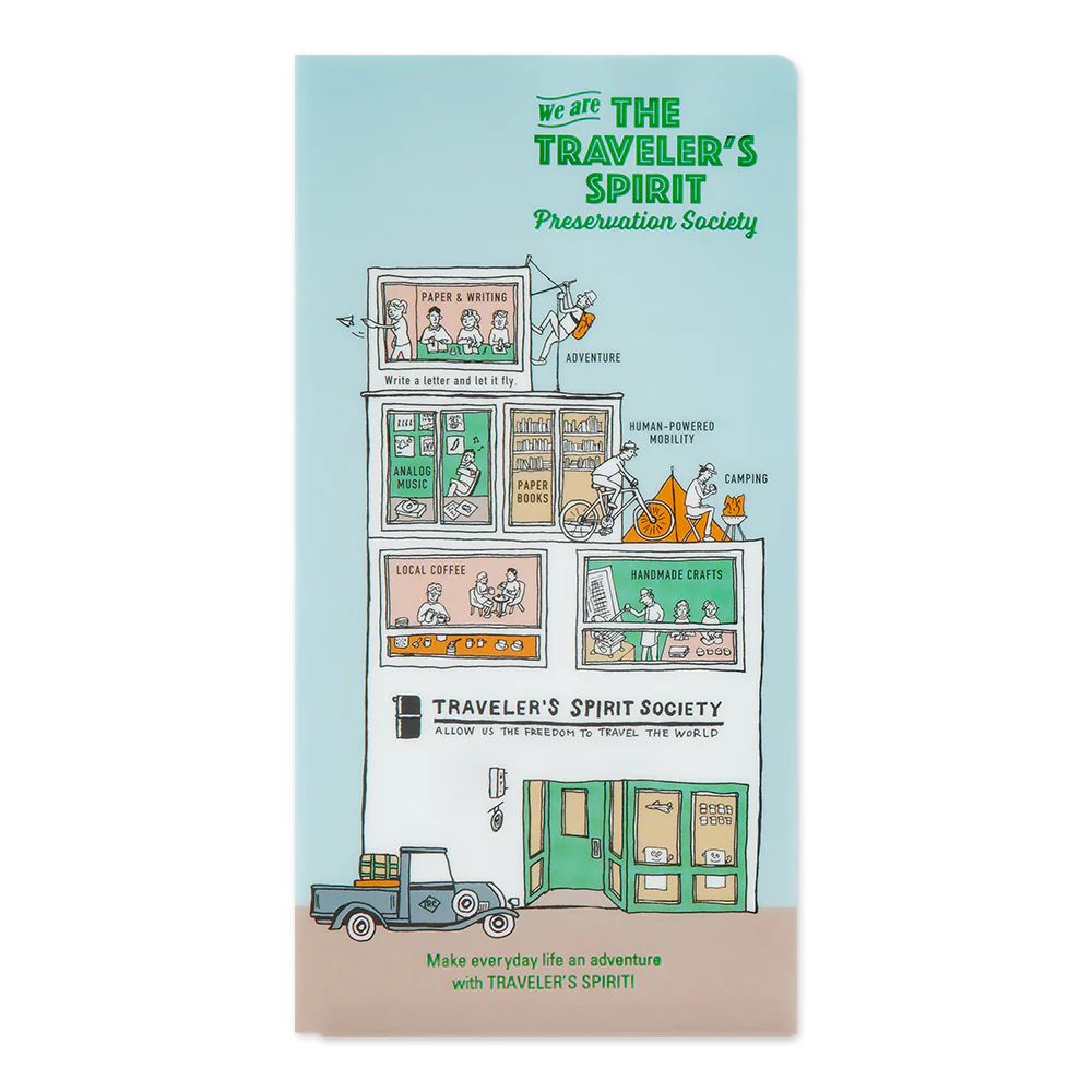 Traveler's Company - Traveler's Notebook 2026 Clear Folder - Regular Size