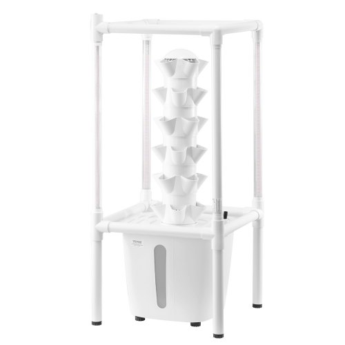 VEVOR Hydroponik Turm Hydroponisches Anbausystem Wachstumslicht 30 Steckplätze