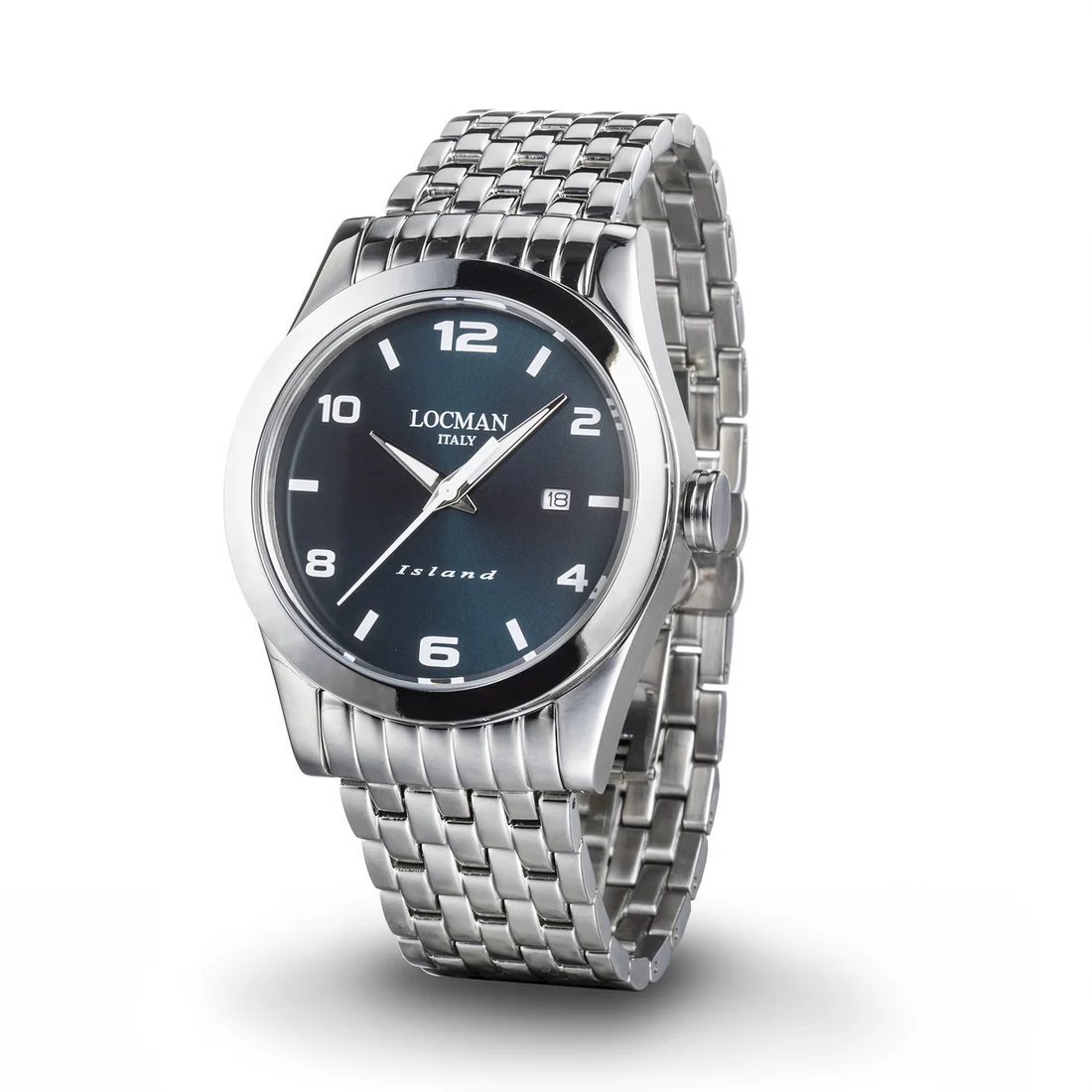 Orologio Locman Island petrolio bracciale acciaio 0613A19S-00PTWHB0