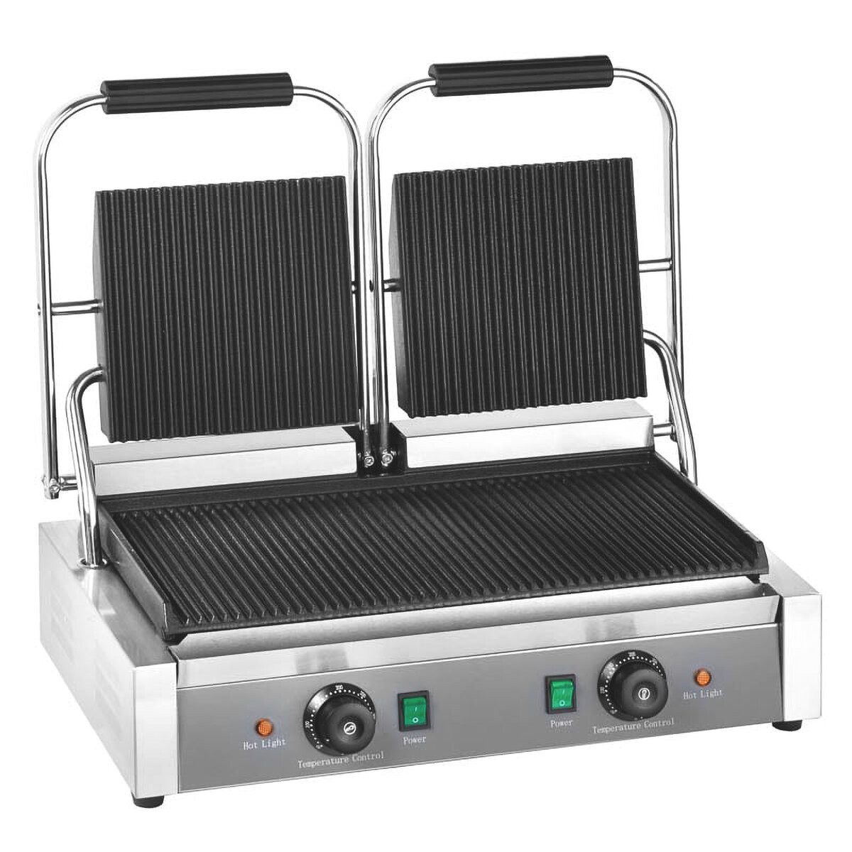 Kontaktgrill Kontaktgrill Doppel Panini Grill gerillt 3,6 kW