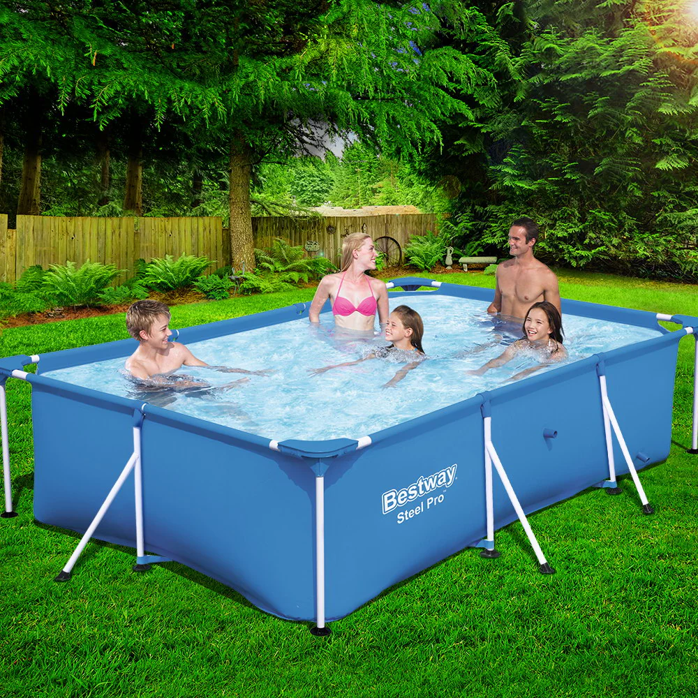 UV Resistant Steel Frame Swimming Pool 3300L - Bestway