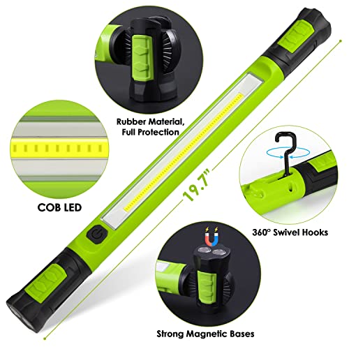 2025 Lampada da lavoro LED 2500 lumen, lampada da lavoro ricaricabile magnetica 5200mAh per cofano motore