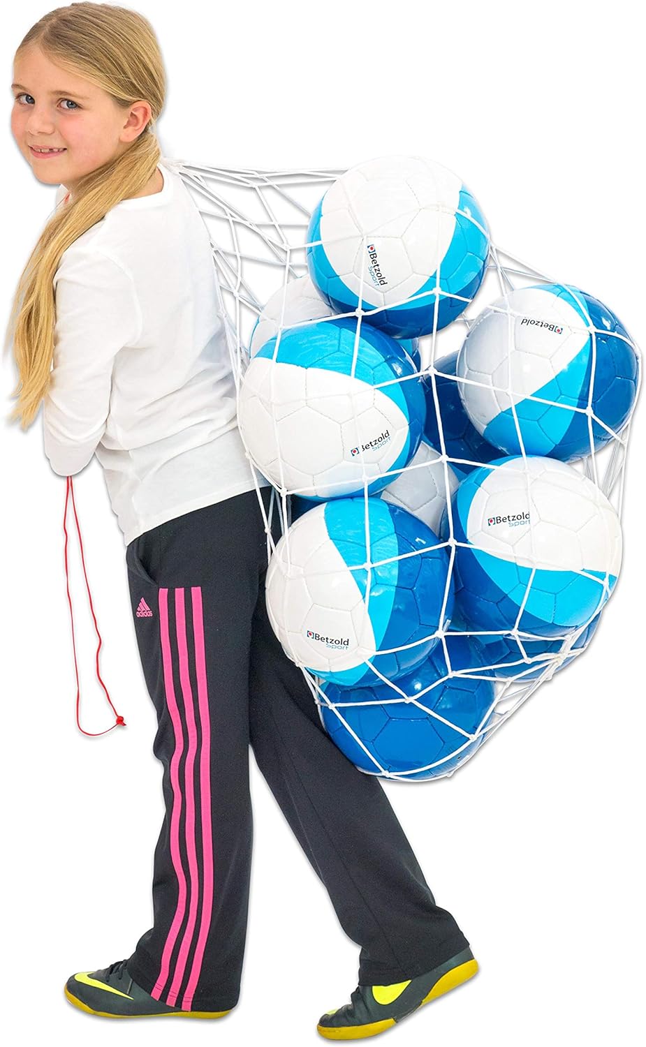 Betzold Fußball-Set - Trainingsbälle Größe 5 im Trage-Netz Indoor Outdoor