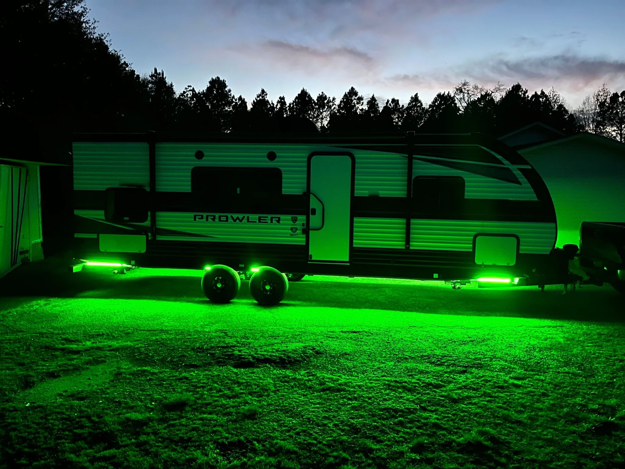 Pimp My Boat Trailer, Travel Trailer, RV Multi-Color Waterproof Under Glow LED Lighting Kit with Remote