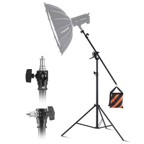 VEVOR Luftgepolstertes Aluminium Fotografie-Lichtstativ Fotostativ 3900mm Höhe