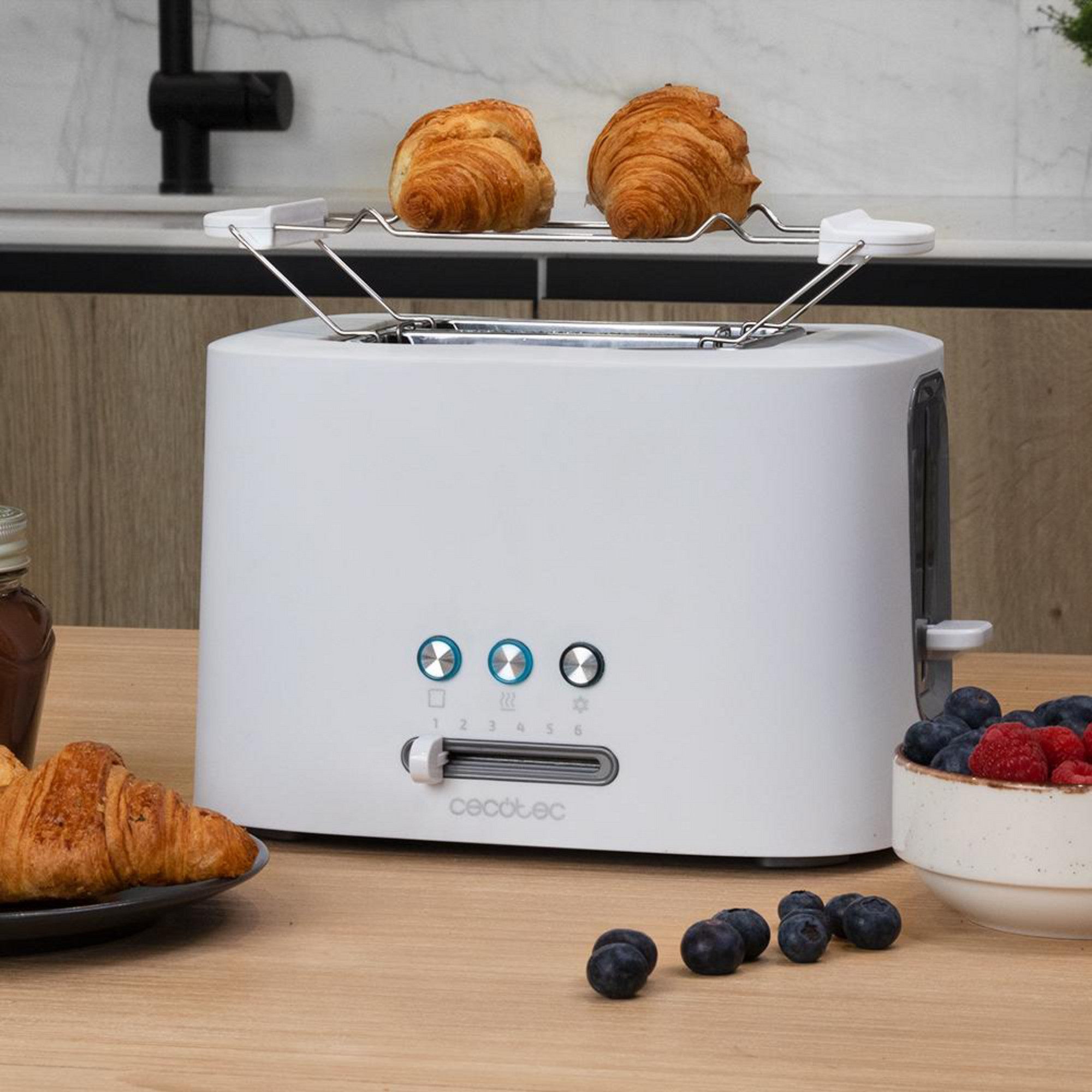 Toaster Cecotec Toaster Toast&Taste 9000 Double White