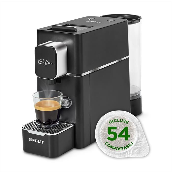 POLTI - Macchina da caff&egrave; Coffea S15B + 54 CIALDE-Nero