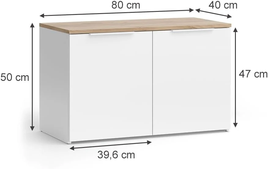 Vicco Wido Wohnwand, mehrteiliges TV-Möbel-Set für das Wohnzimmer