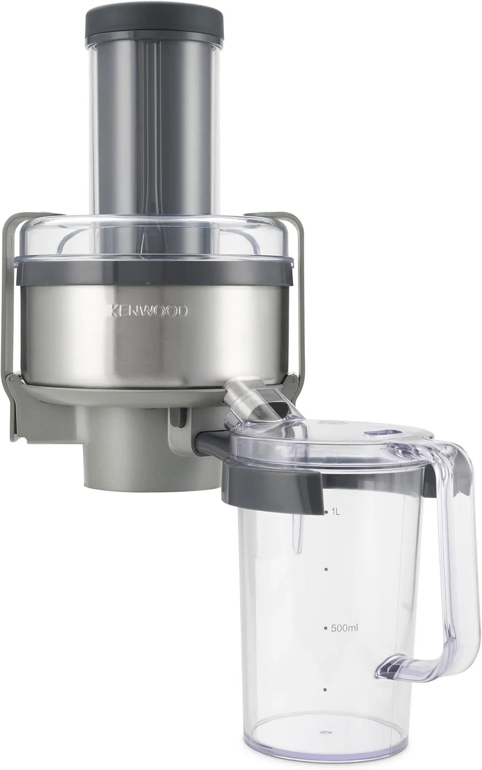 Kenwood Professionele sapcentrifuge AT641 voor keukenmachine Cooking Chef KM 070, roestvrijstalen look, 20 x 27 x 31 cm