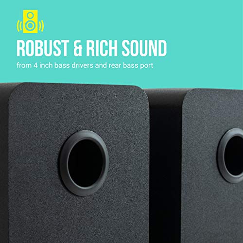 JAM Casse Altoparlanti Bluetooth   Spun Out Turntable, Giradischi Vinile Bluetooth, Impianto Stereo con Trasmissione a Cinghie : Elettronica
