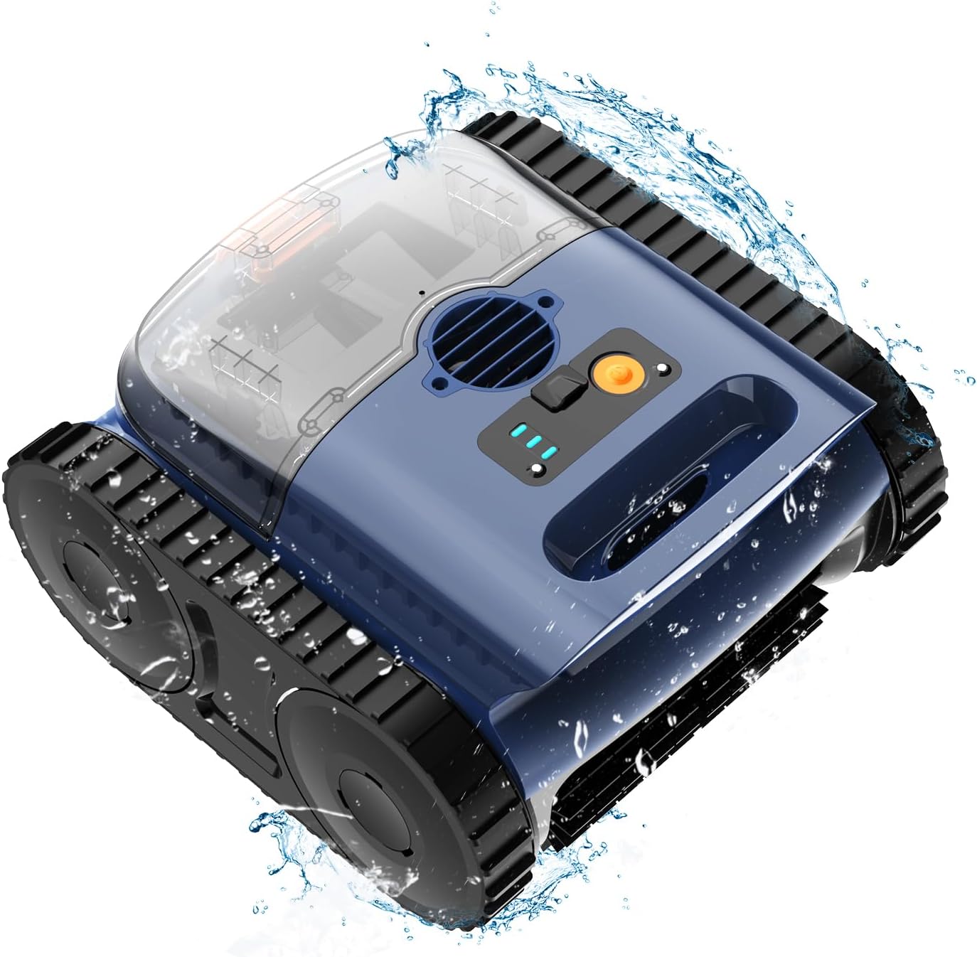 (2026 Upgrade) Cordless Robotic Pool Cleaner  Robotic Pool Vacuum for Inground Pools  Floor  Wall  Waterline and Drain Cleaning  180 min Battery Life for Pool Up to 2150 Sq.ft