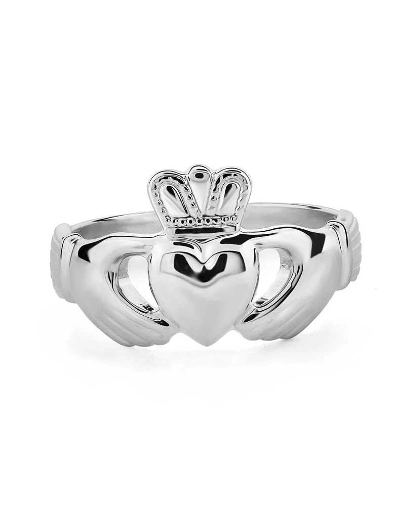 Men's Sterling Silver Claddagh Ring