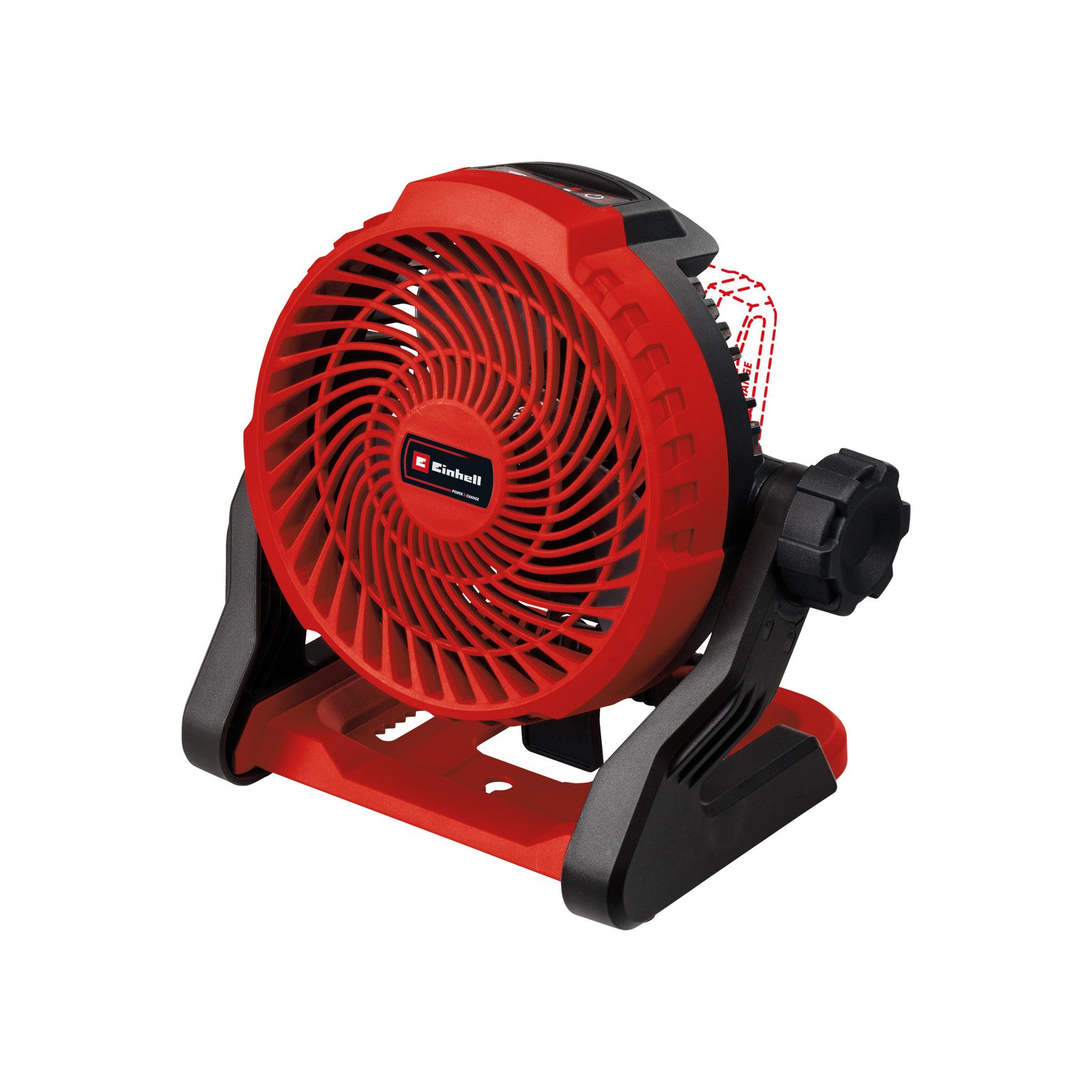 Standventilator EINHELL Akku-Ventilator GE-CF 18/2200 Li, 1x Akku