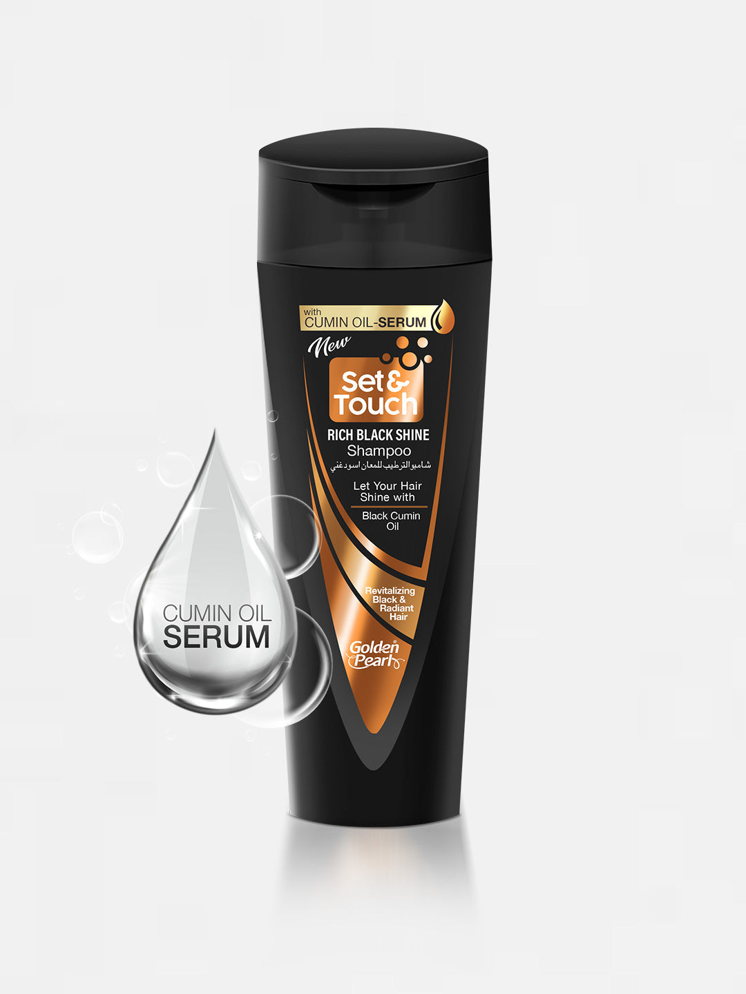 Golden Pearl Set and Touch �?Rich Black Shine Shampoo
